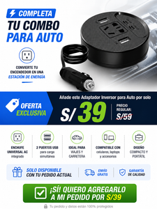 Adaptador inversor para auto