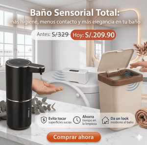 Combo Baño Sensorial 3 en 1: higiene automática sin contacto